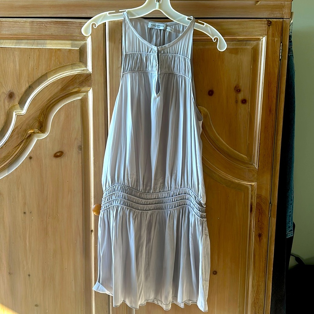 RamyBrook light grey, drop waist, mini dress, worn once.
